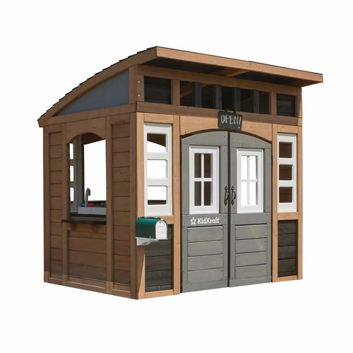 Kids outdoor wooden - wooden, playhouse