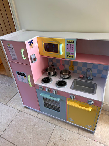 Kidkraft wooden play kitchen - wooden,
