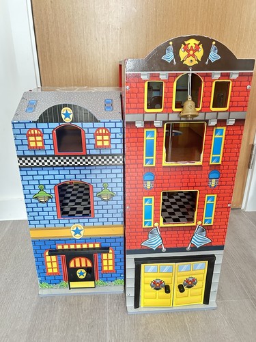 Wooden fire truck - toy, kids